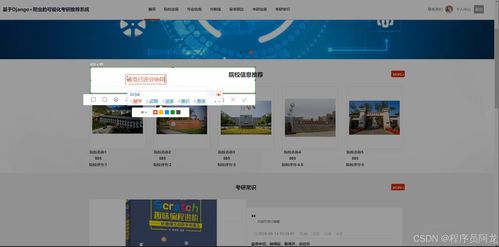 基于django 爬虫的可视化考研推荐系统 原创毕业设计,阿龙最新定制开发